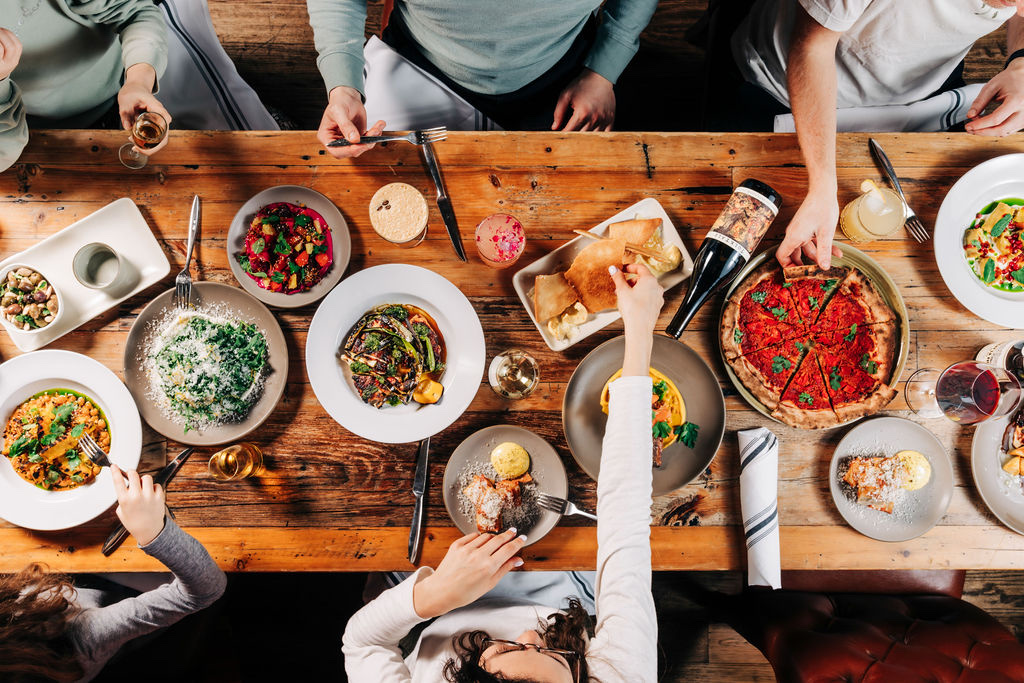 Shared plates and tapas for private event dining at Stone House Nevada City