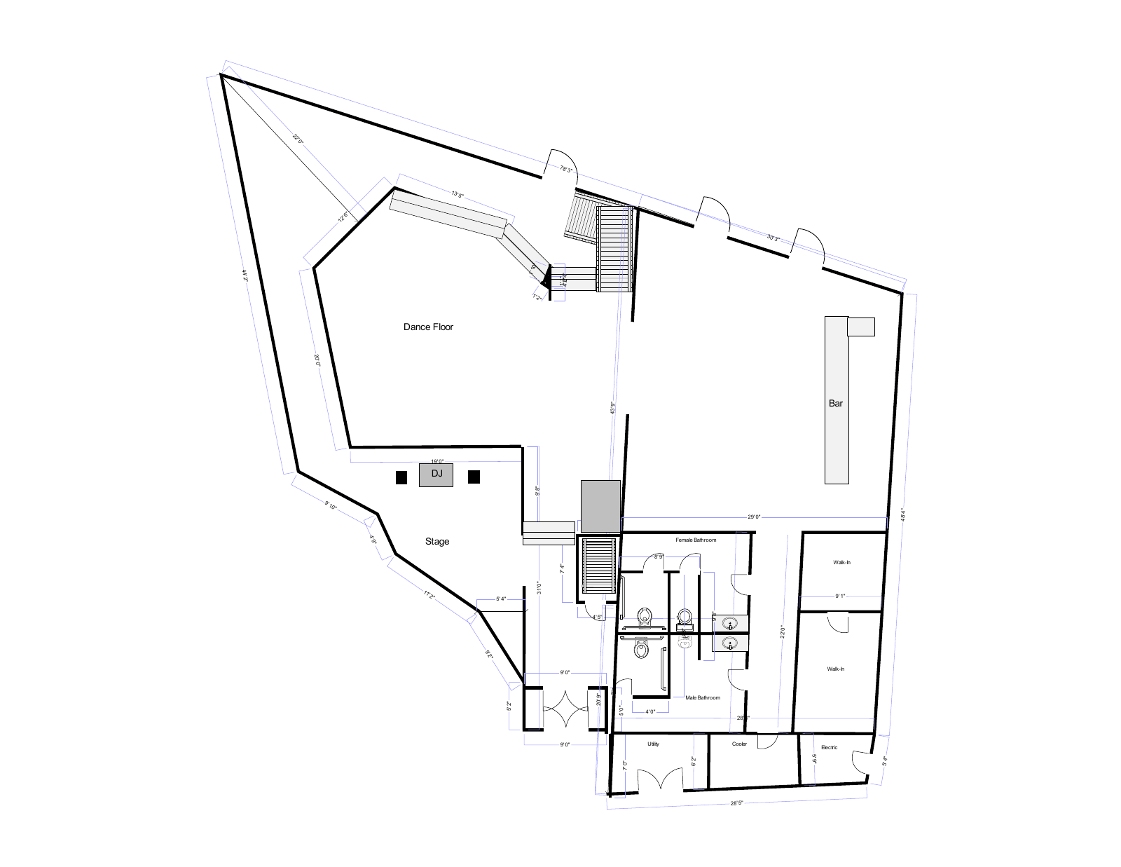 Stone House first floor plan preview